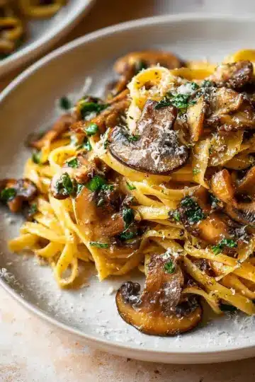 Garlic Mushroom Pasta