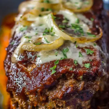Crock Pot French Onion Meatloaf