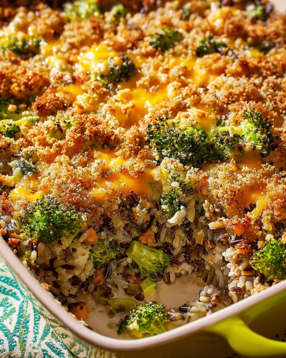 Broccoli Wild Rice Casserole