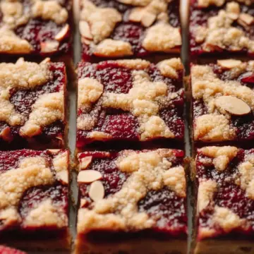 Raspberry Almond Bars