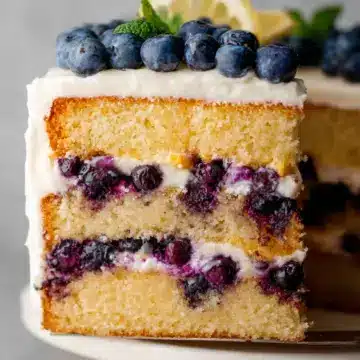 Lemon Blueberry Layer Cake