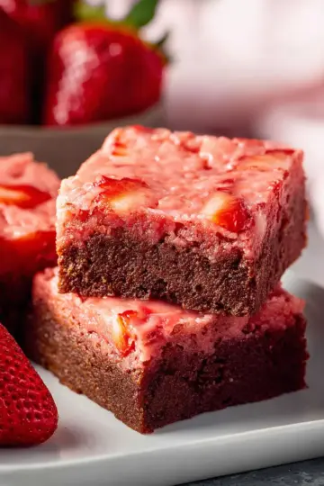 Strawberry Brownies