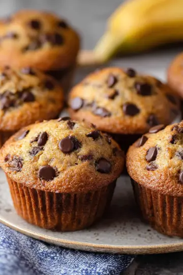 Banana Chocolate Chip Muffins