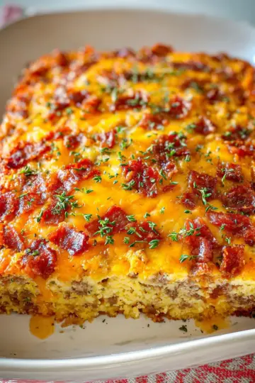 Loaded Meatloaf Casserole