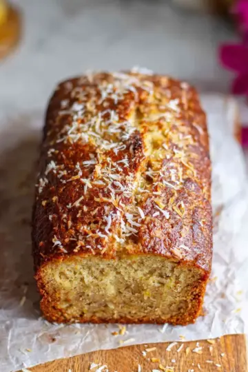 Hawaiian Banana Bread With Pineapple And Coconut