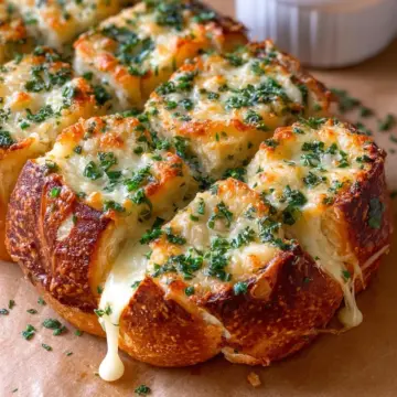 Cheesy Stuffed Garlic Bread Rolls