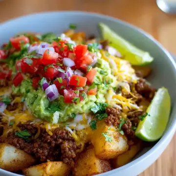 Loaded Potato Taco Bowl