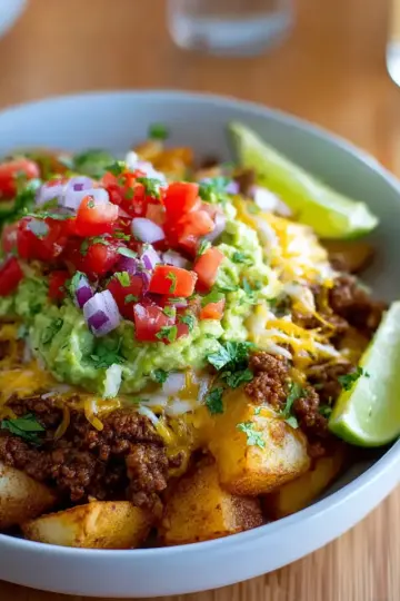 Loaded Potato Taco Bowl