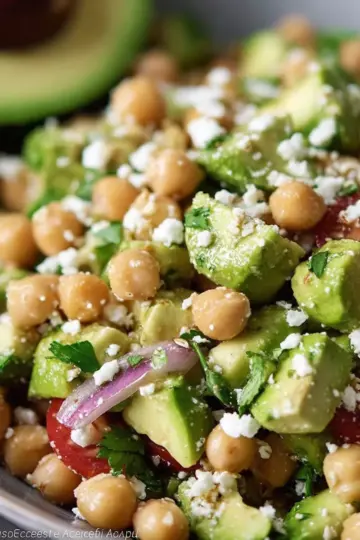 Chickpea, Avocado, & Feta Salad