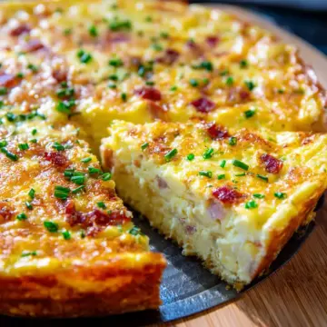 Cottage Cheese Crustless Quiche