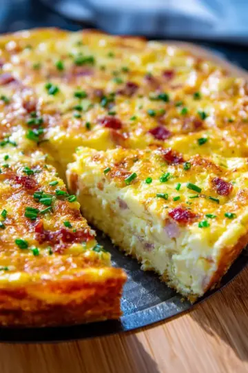 Cottage Cheese Crustless Quiche