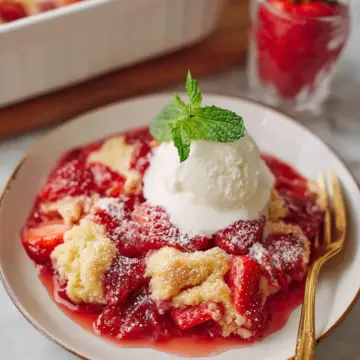Strawberry Cobbler