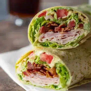 California Turkey Club Wrap (Easy + Healthy Lunch!)