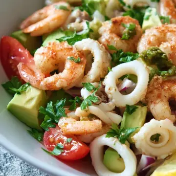 Shrimp and Calamari Salad