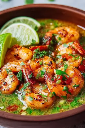 Shrimps in Culichi Salsa