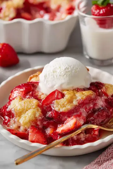 Strawberry Cobbler