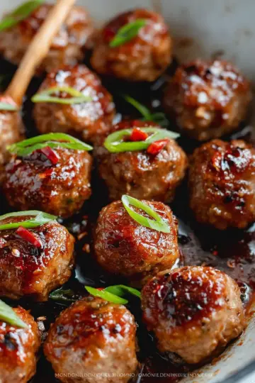 Easy Mongolian Meatballs