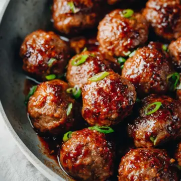 Easy Mongolian Meatballs