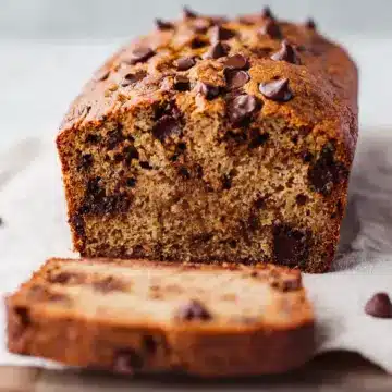 Peanut Butter Chocolate Chip Banana Bread