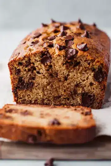 Peanut Butter Chocolate Chip Banana Bread