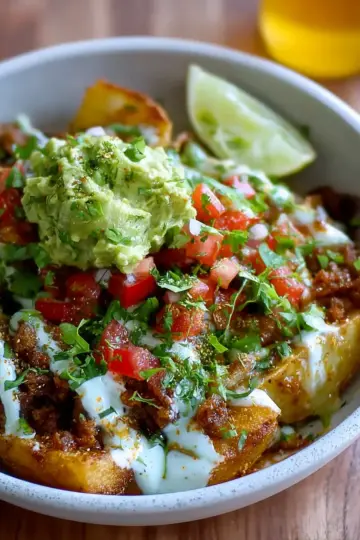 Loaded Potato Taco Bowl