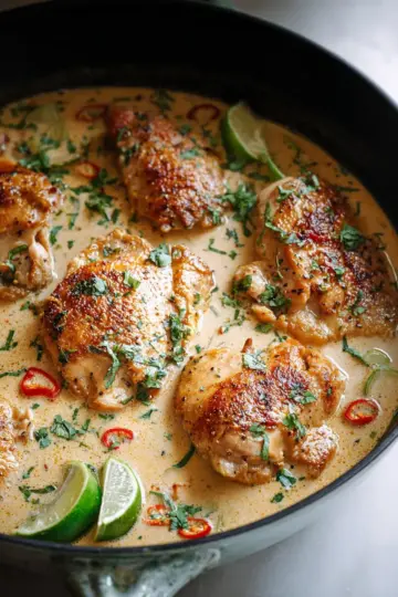 Creamy Coconut Milk Chicken Recipe (One-Skillet)
