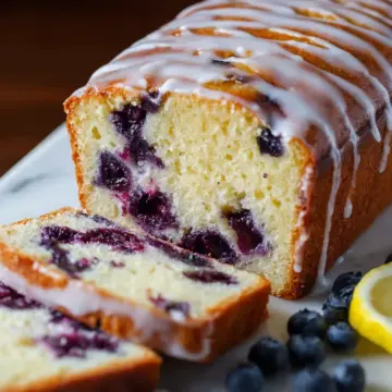Lemon Blueberry Pound Cake
