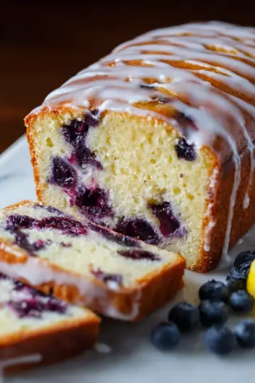 Lemon Blueberry Pound Cake