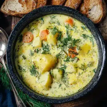 Creamy Potato Dill Soup (Zupa Koperkowa)