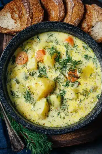 Creamy Potato Dill Soup (Zupa Koperkowa)