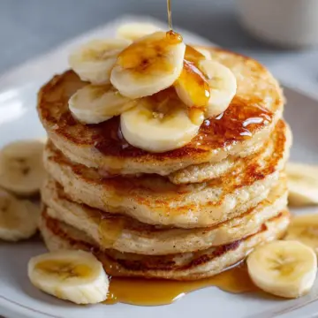 Fluffy Banana Pancakes