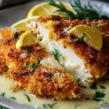Zesty Lemon Pecorino Crispy Chicken
