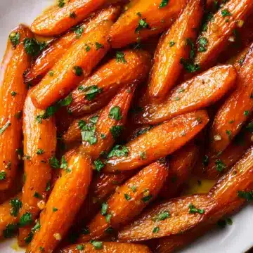 Honey-Garlic Butter Roasted Carrots