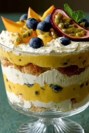 Mango and Passionfruit Trifle