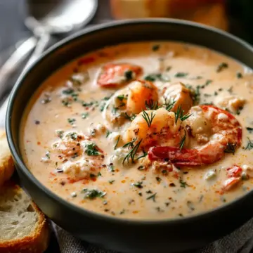 Crab and Shrimp Seafood Bisque