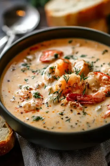 Crab and Shrimp Seafood Bisque