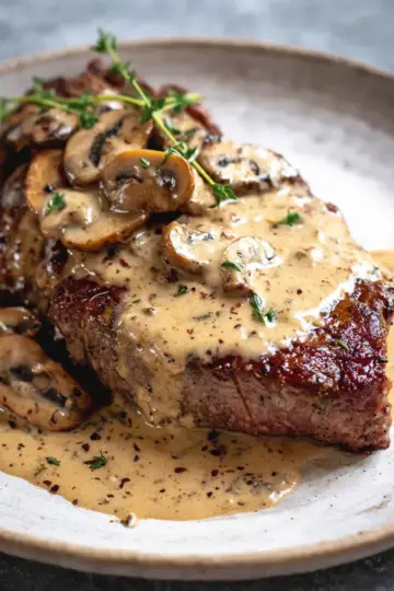 Mushroom Sauce for Steak