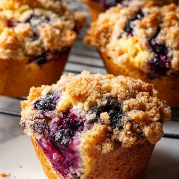 Gluten Free Blueberry Streusel Muffins