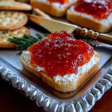 Pepper Jelly Cream Cheese Appetizer
