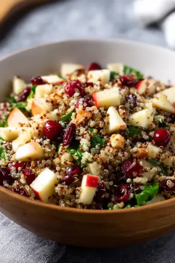 Apple Cranberry Quinoa Salad