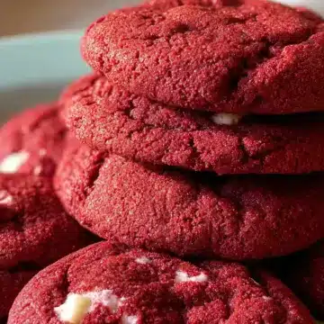 Red Velvet Cake Mix Cookies