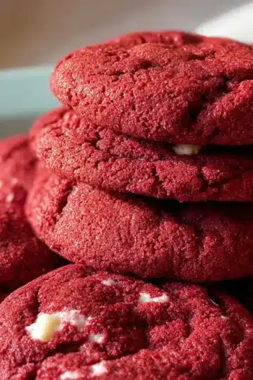 Red Velvet Cake Mix Cookies