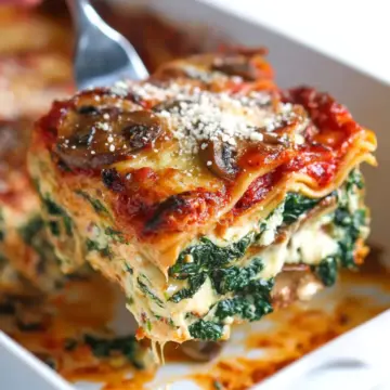Spinach Mushroom Lasagna