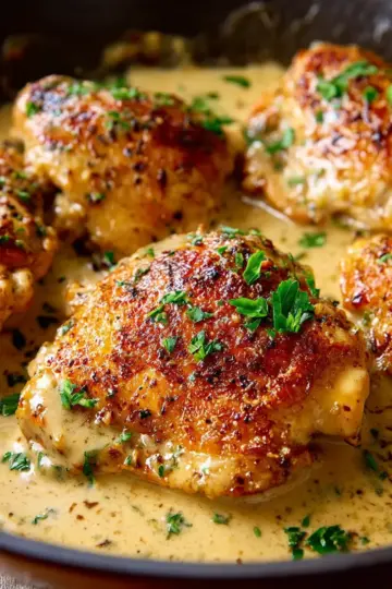 Creamy French Mustard Chicken