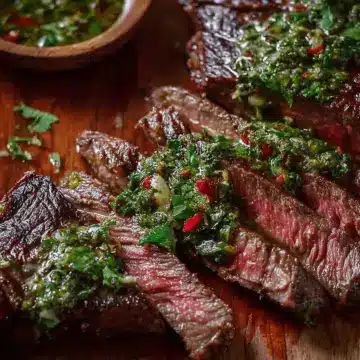 Skirt Steak with Chimichurri Sauce