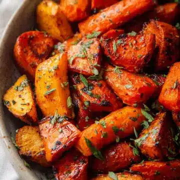 Roasted Sweet Potatoes & Carrots