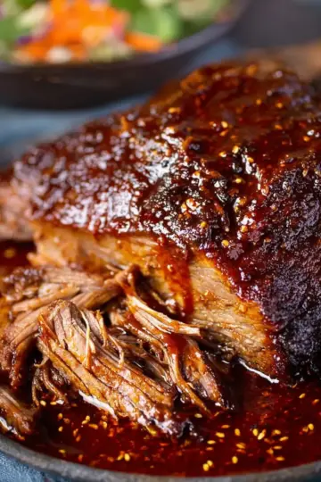Caramelized Pulled Beef Brisket in a Rich Spicy Sauce