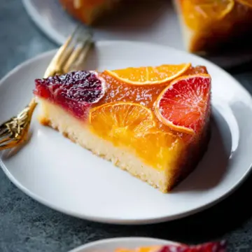 Ombré Citrus Upside-Down Cake