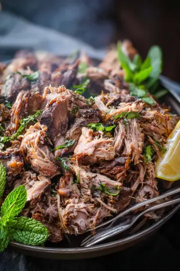 Pulled Lamb (Middle Eastern Slow Cooked Lamb)