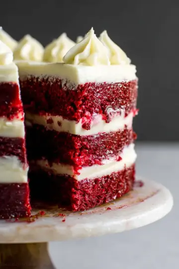Red Velvet Cake with Cream Cheese Frosting